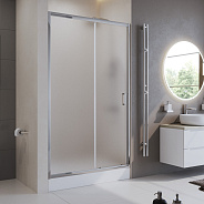Душевая дверь BelBagno Uno 120x195 см, прямоугольная, хром (UNO-195-BF-1-120-P-Cr)