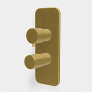 Смеситель для душа Fima Carlo Frattini Spillo Tech,  X Collection, на 2/3 потребителя, золото брашированное (F3039TX6XOS)