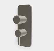 Смеситель для душа Fima Carlo Frattini Spillo Up, на 2/3 потребителя, никель брашированный (F3039X6SN)