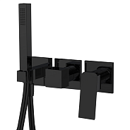 Смеситель для душа Fima Carlo Frattini Fit, на 2 потребителя, черный матовый (F3399WX8NS)