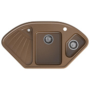 Кухонная мойка GranFest CORNER 1040E, терракот