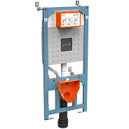 762-5800-01 V12 Cистема инсталляции для унитазов, 3/6 л, глубина установки 12 см. Все крепежи в комплекте (к стене и к полу) (замена кода 742-5800-01)