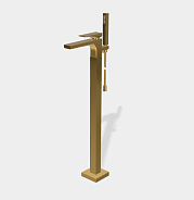 Смеситель для ванны и душа Fima Carlo Frattini Zeta, золото (F3964/4NOR)