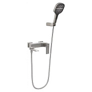 Смеситель для ванны Hansberge H4070NK, никель