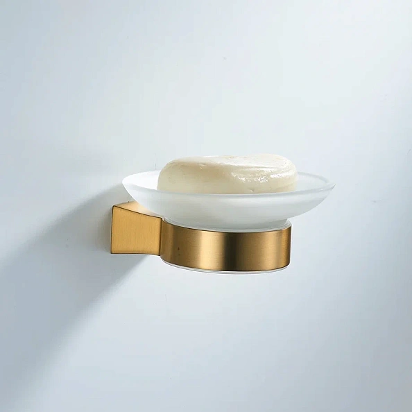 Мыльница Shevanik SG5703G, золотой сатин