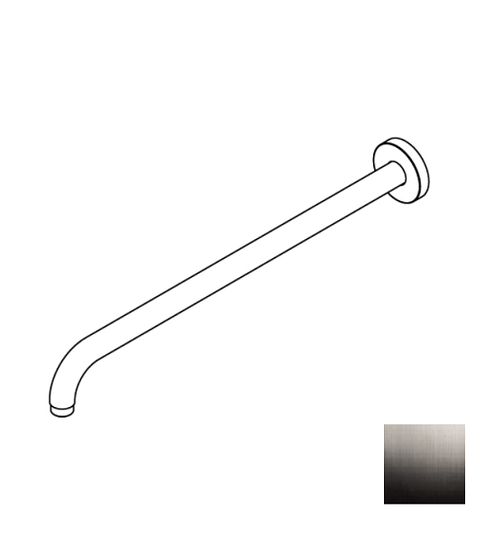 Держатель верхнего душа Ritmonio Diametro35 Elegance, Brushed Black Chrome (75B010BLX)