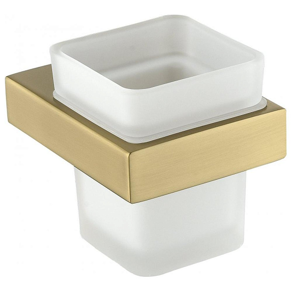 Стакан для ванной комнаты Grocenberg AC0021MG, матовое золото