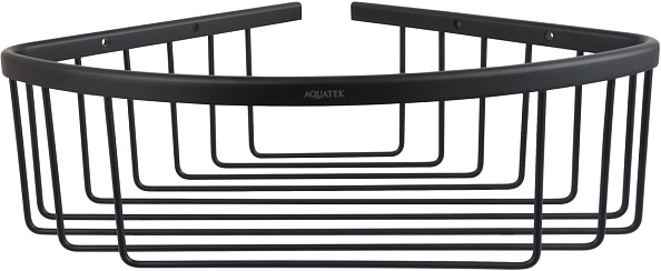 Угловая полка AQUATEK ВЕГА AQ4006MB, матовый черный