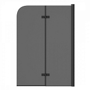 Шторка на ванну 100х140 см Maretti Valentina VA41R100140098-560, профиль черный