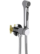 AQ1020CR ЕВРОПА комплект для гигиенического душа встроенный (смеситель + гигиеническая лейка + шланг)