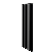 Трубчатый дизайн-радиатор Royal Thermo Insignia C2180 14 секций, черный, боковое подключение