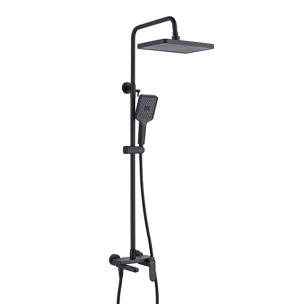 Душевая система Shevanik S4536H, черный