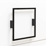 Ручка-скоба La Fenice Cubo Nero черная 160 мм.