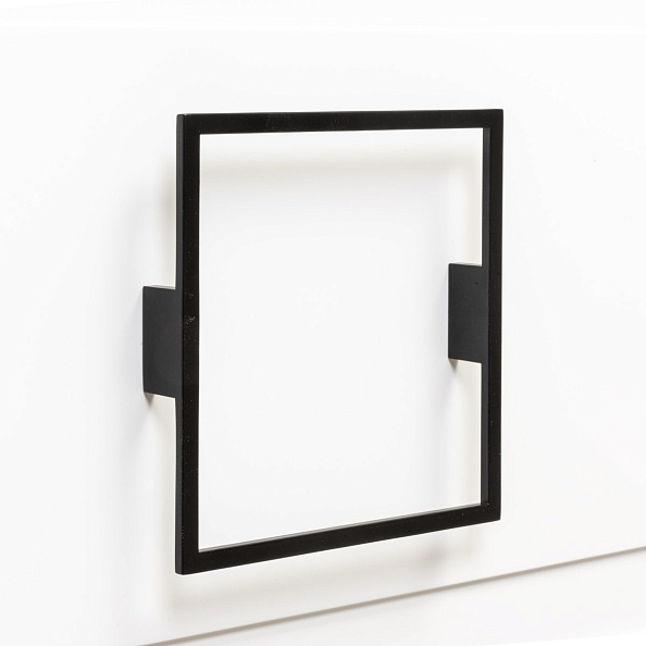 Ручка-скоба La Fenice Cubo Nero черная 160 мм.