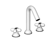 Смеситель для раковины Fantini I Balocchi, белый матовый (60 29 0504)