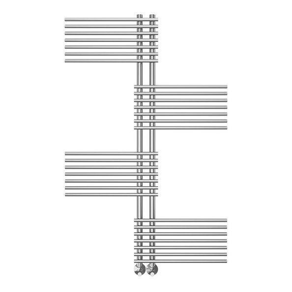 Полотенцесушитель водяной Terminus Европа П28 700х1400 , нижнее подключение (4670078530639)