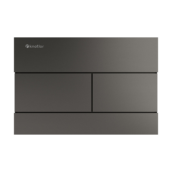 Клавиша смыва Knotlor BIS103GM, вороненая сталь