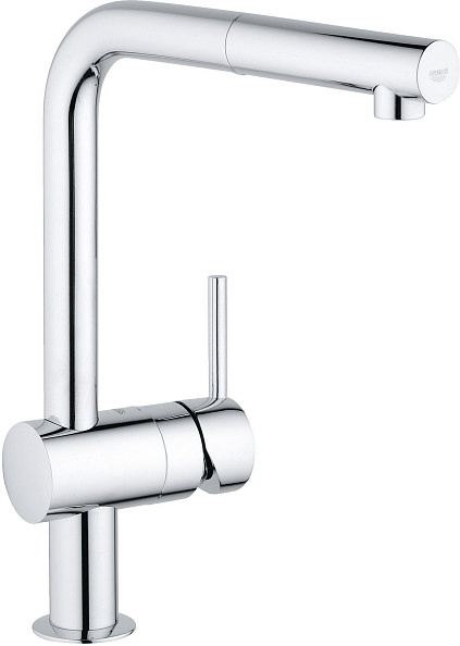 Смеситель для кухни GROHE Minta выдвижной излив, хром (арт. 32168000)