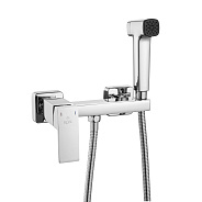 Гигиенический душ со смесителем Rose R2805-1, хром