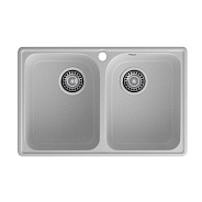 Кухонная мойка GranFest QUARZ 15, серый