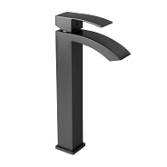 Смеситель для раковины высокий FILARETE Waterfall FL6010BG, графит