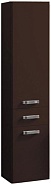 Шкаф-колонна подвесная Акватон Америна 152х34 темно-коричневый 1A135203AM430