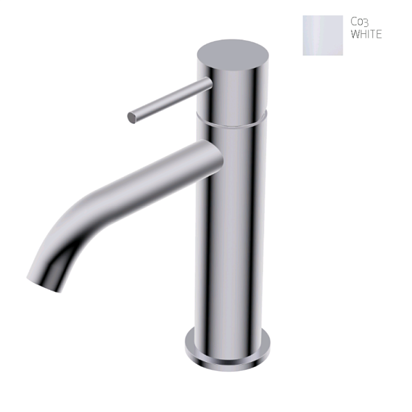 Смеситель для раковины Ritmonio Diametro35 S, белый матовый (PR52AA201C03)