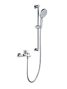 AQ1748CR ЛУГАНО смеситель для ванны с душевым гарнитуром 3jet