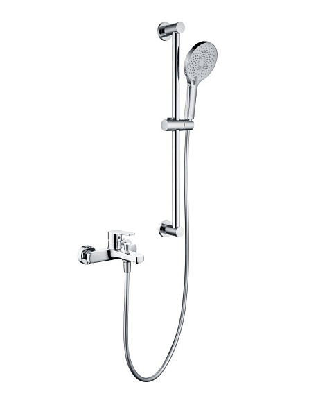 AQ1748CR ЛУГАНО смеситель для ванны с душевым гарнитуром