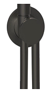 Шланговое подсоединение Almar Showers Accessories с держателем и шлангом, черный матовый (E192000.MB)