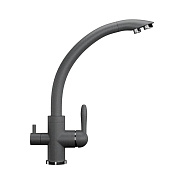 Смеситель для кухни Ulgran U-017-309, темно-серый