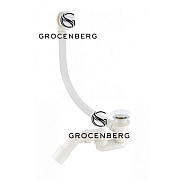 Слив-перелив (автомат) Grocenberg GB230W, белый