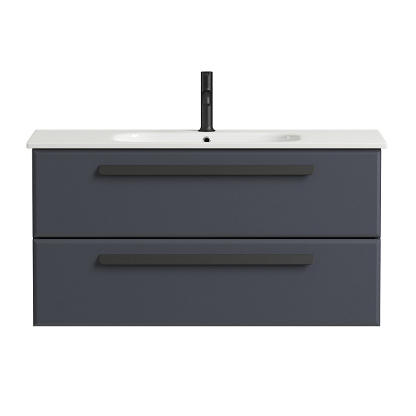 База под раковину подвесная Cezares Eco 970х450х500, Grafito (ECO-CER-1000-2C-SO-GR-P)