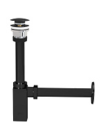 102119055C1EX сифон для раковины, матовый черный