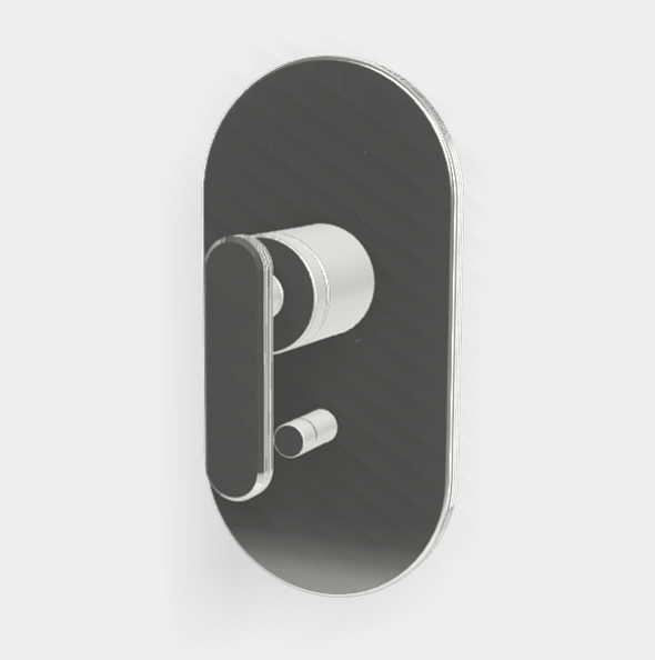 Смеситель для душа Fima Carlo Frattini Park Lane, на 2 потребителя, хром (F1309X2CR)