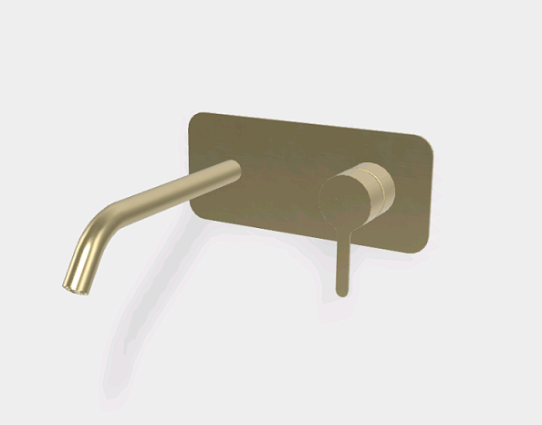 Смеситель для раковины Fima Carlo Frattini Snap, шампань брашированная (Brushed Champagne) (F3121WLX5HS)