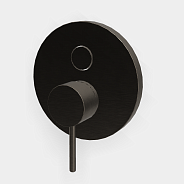 Смеситель для душа Fima Carlo Frattini Spillo Up, на 2 потребителя, хром черный брашированный (F3039E2CS)