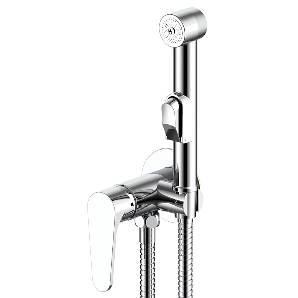 Гигиенический душ со смесителем встраиваемый ESKO KZSMH, хром