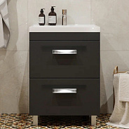 Тумба Velvex напольная Orlando 60, серый (tn.ORL.CLA.60.2Y графит)