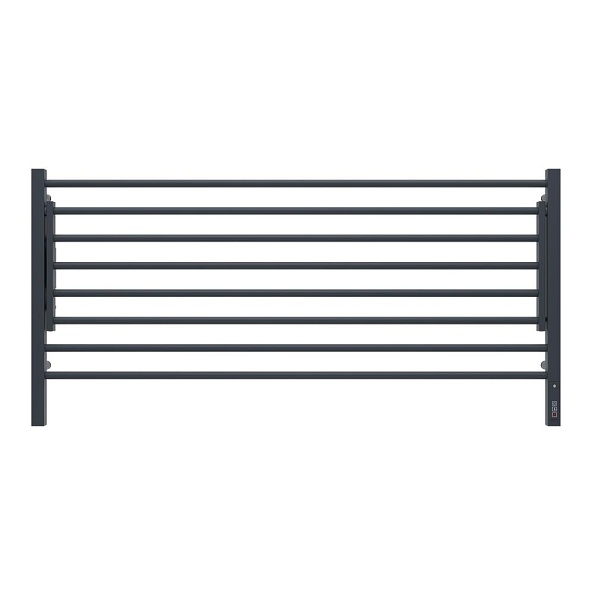 Полотенцесушитель электрический Terminus Горизонт с/п П8 1200х600 КС, черный муар, справа подключение (4670078543349)