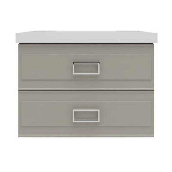 Тумба под раковину подвесная La Fenice Cubo TWIN FNC-01-CUB-C-100-2, бежевая