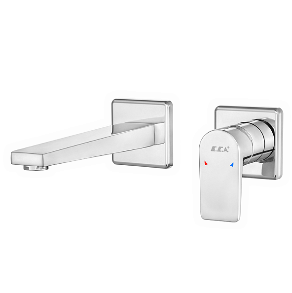 Смеситель для раковины E.C.A DALIA настенный 2 отв.(внешняя часть) (102167612EX-KK)