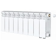 Биметаллический радиатор Rifar Base Ventil 200, 9 секций, с нижним правым подключением