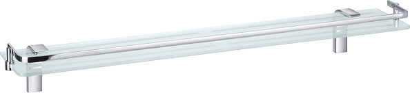 Полка  стеклянная Cezares Ultima, хром (CZR-F-8929)