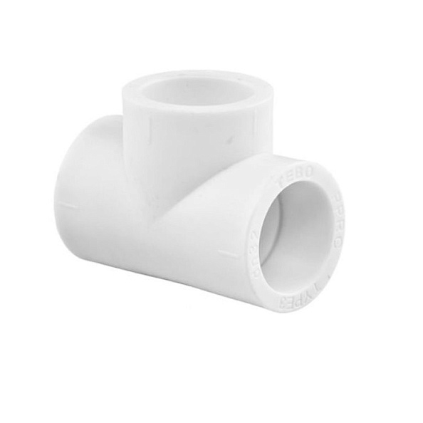 Тройник равнопроходной полипропиленовый Tebo 40 (030040105)