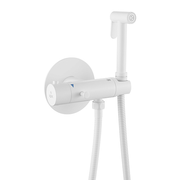 Гигиенический душ с термостатом Rose R915C, белый
