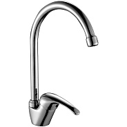 A35-23 Смеситель одноручный (35 мм) для кухни, с высоким поворотным изливом 180 мм, хром A35-23