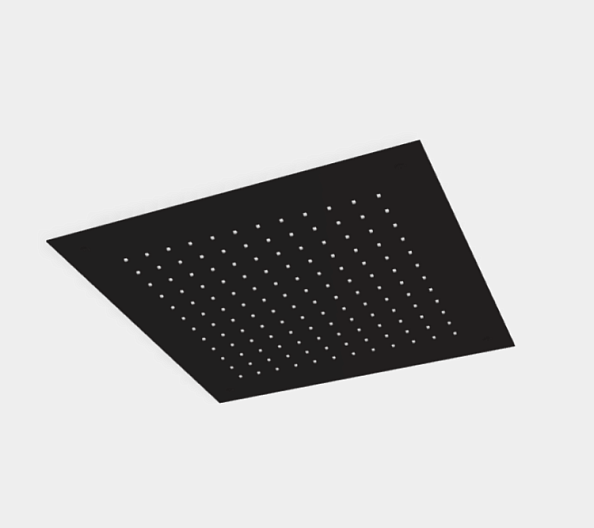 Верхний душ Fima Carlo Frattini Showerhead 500х500, черный матовый (F2425NS)