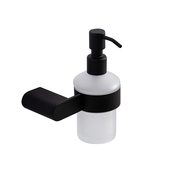 Диспенсер для мыла подвесной Cezares Stylus, черный матовый (STYLUS-SOIS-V-NOP)