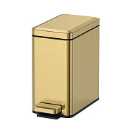 Мусорное ведро Raglo R361.606.03 с педалью для открывания, сатин золотой